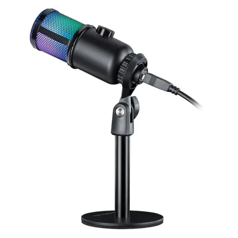 Mikrofon przewodowy Defender GLOW GMC 400 ze statywem | PartsPC.pl