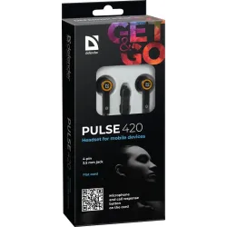 Słuchawki z mikrofonem Defender PULSE 420 douszne 4-pin | PartsPC.pl