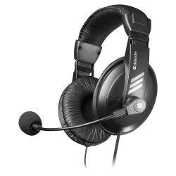 Słuchawki z mikrofonem Defender GRYPHON 750 czarne | PartsPC.pl