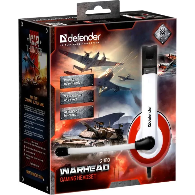Słuchawki z mikrofonem Defender WARHEAD G-120 Gaming | PartsPC.pl