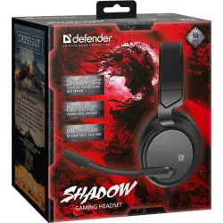 Słuchawki z mikrofonem Defender SHADOW Gaming Soft Touch | PartsPC.pl