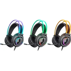 Słuchawki z mikrofonem Defender FLAME podświetlane | PartsPC.pl
