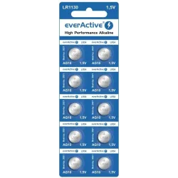 Baterie alkaliczne mini everActive AG10 G10 LR1130 LR54 | PartsPC.pl