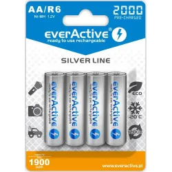 Akumulatorki AA/R6 everActive Silver Line 2000 mAh 4 | PartsPC.pl