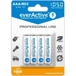 Akumulatorki AAA/R03 everActive Professional Line 1050 | PartsPC.pl