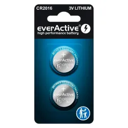 Baterie litowe CR2016 everActive blister 2 szt. | PartsPC.pl