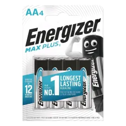 Bateria alkaliczna Energizer MAX Plus AA / LR6 - 4 | PartsPC.pl