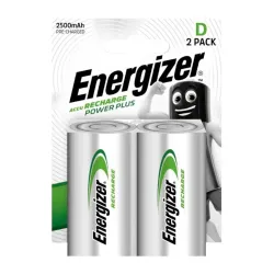 Akumulatorki Energizer R20 D Ni-MH 2500mAh - 2 sztuki | PartsPC.pl