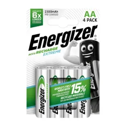 Akumulatorki Energizer R6/AA Ni-MH 2300mAh Extreme - 4 | PartsPC.pl