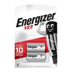 Bateria litowa Energizer CR123 x2, foto | PartsPC.pl