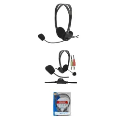 Słuchawki z mikrofonem Esperanza EH102 SCHERZO czarne | PartsPC.pl