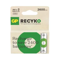 Akumulatorki AA/R6 GP ReCyko Ni-MH 2600mAh - 2 sztuki | PartsPC.pl