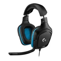 Słuchawki z mikrofonem Logitech G432 czarno-niebieskie | PartsPC.pl