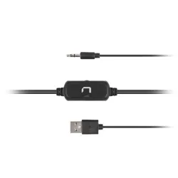 Głośniki Natec Cougar 2.0 6W RMS czarne | PartsPC.pl