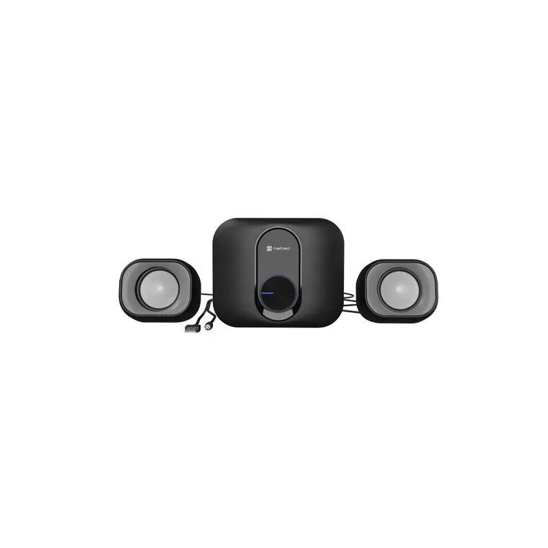 Głośniki Natec Pug 11W RMS 2.1 Czarne | PartsPC.pl
