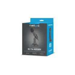 Mikrofon Natec ADDER Black | PartsPC.pl
