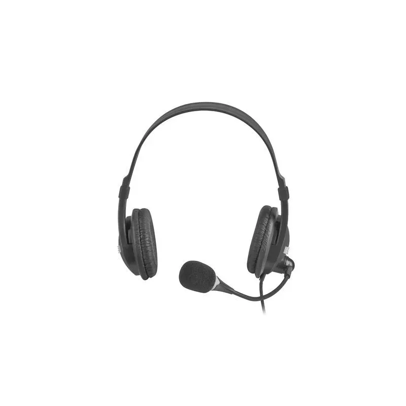 Słuchawki z mikrofonem Natec Drone czarne | PartsPC.pl