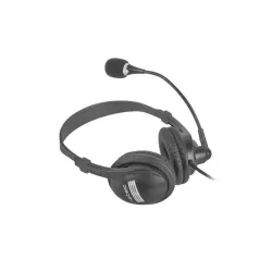 Słuchawki z mikrofonem Natec Drone czarne | PartsPC.pl