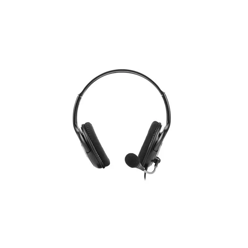 Słuchawki z mikrofonem Natec Bear 2 czarne | PartsPC.pl