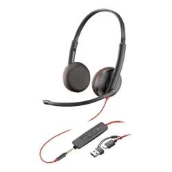Słuchawki z mikrofonem Poly Blackwire 3225 Stereo USB-C | PartsPC.pl