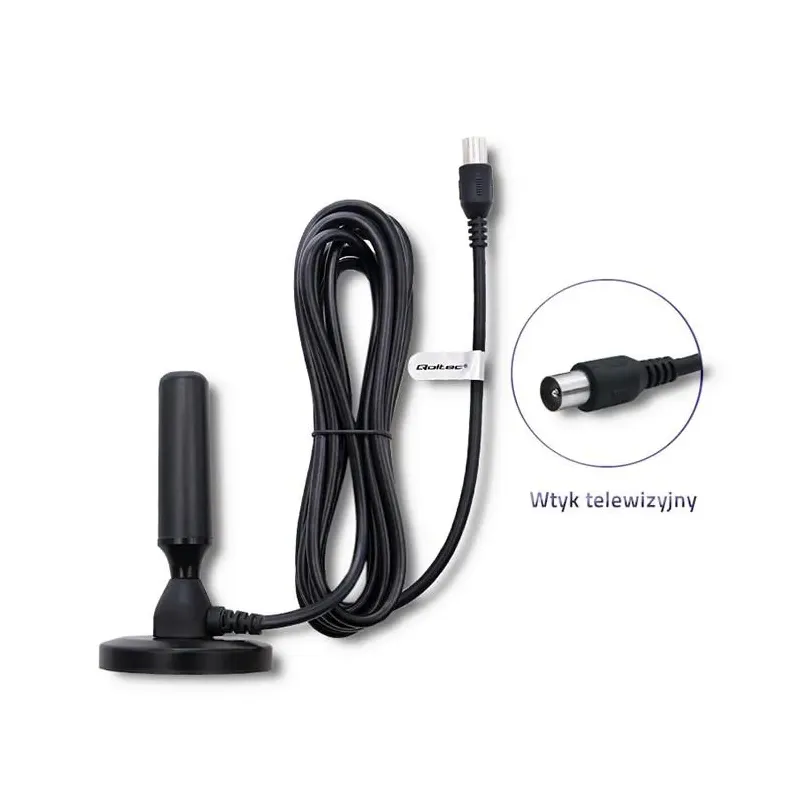 Antena telewizyjna Qoltec DVB-T2 | PartsPC.pl