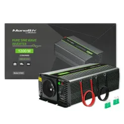 Przetwornica napięcia Qoltec Monolith | 600W | 1200W | | PartsPC.pl