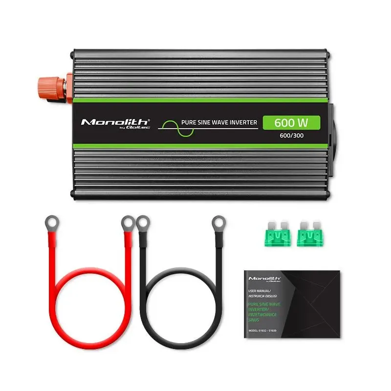 Przetwornica napięcia Qoltec Monolith | 300W | 600W | | PartsPC.pl