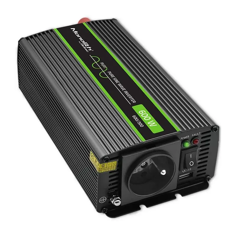 Przetwornica napięcia Qoltec Monolith 1200 MS Wave | 12V | PartsPC.pl