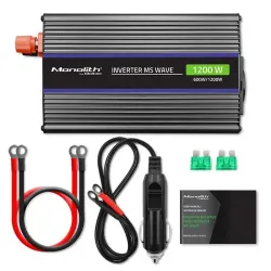 Przetwornica napięcia Qoltec Monolith 1200 MS Wave | 12V | PartsPC.pl