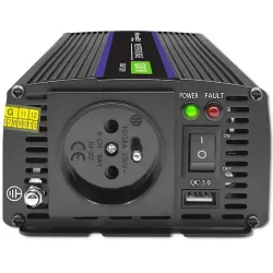 Przetwornica napięcia Qoltec Monolith 1200 MS Wave | 12V | PartsPC.pl