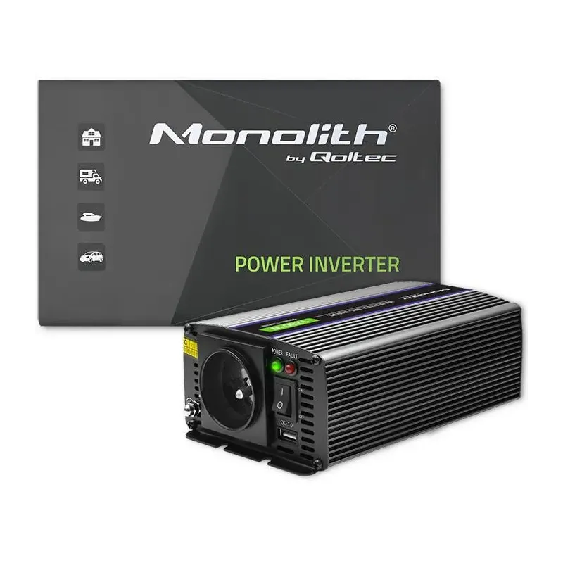 Przetwornica napięcia Qoltec Monolith 1200 MS Wave | 12V | PartsPC.pl