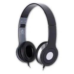 Słuchawki z mikrofonem Rebeltec CITY czarne | PartsPC.pl