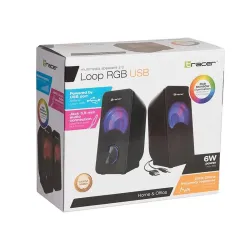 Głośniki Tracer 2.0 Loop RGB USB | PartsPC.pl