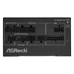 Zasilacz ASRock Phantom Gaming 750W 80 PLUS Gold | PartsPC.pl