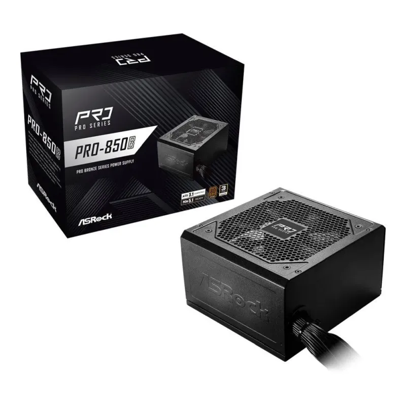 Zasilacz ASRock PRO 850W 80 PLUS Bronze | PartsPC.pl
