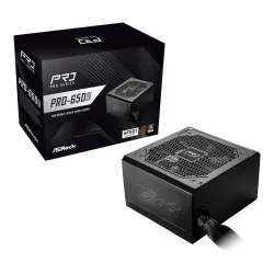 Zasilacz ASRock PRO 650W 80 PLUS Bronze | PartsPC.pl