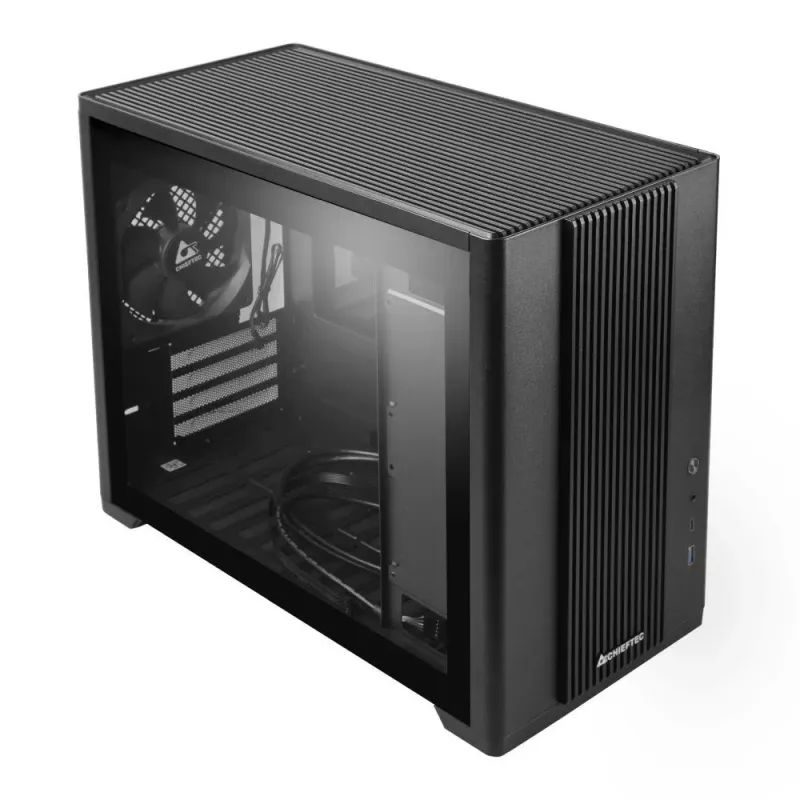 Obudowa Chieftec BX-10B-OP mATX bez zasilacza z oknem | PartsPC.pl