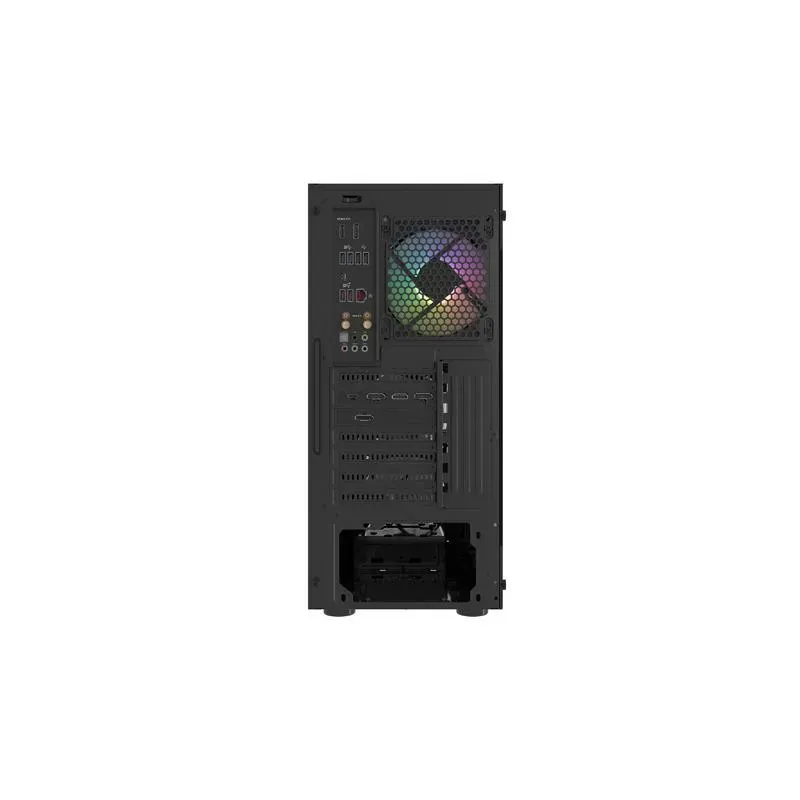Obudowa Fury SHOBO SH4 RGB ATX Midi Tower z oknem czarna | PartsPC.pl