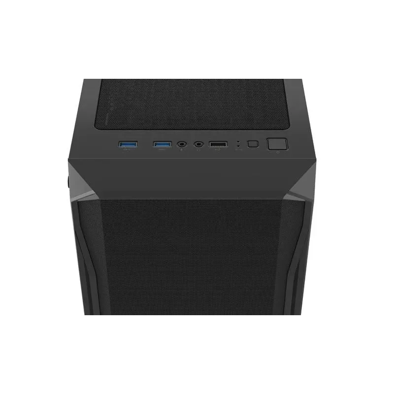 Obudowa Fury SHOBO SH4 RGB ATX Midi Tower z oknem czarna | PartsPC.pl