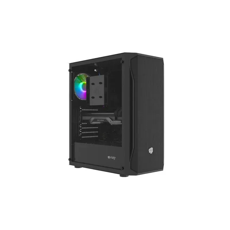 Obudowa Fury SHOBO SH4 RGB ATX Midi Tower z oknem czarna | PartsPC.pl