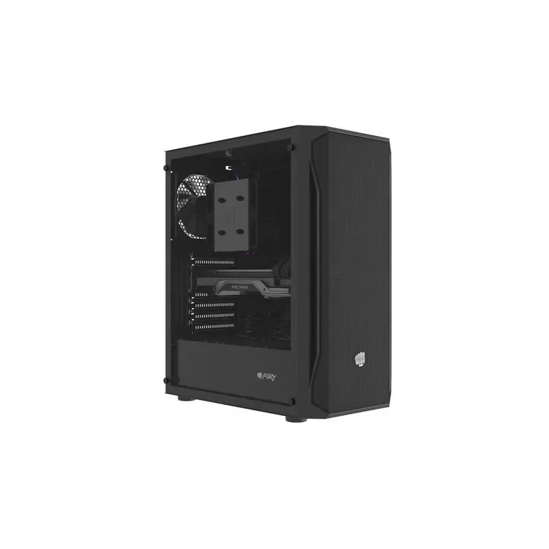 Obudowa Fury SHOBO SH4F ATX Midi Tower z oknem czarna | PartsPC.pl