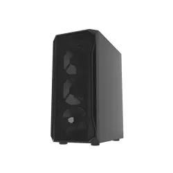 Obudowa Fury SHOBO SH4F ATX Midi Tower z oknem czarna | PartsPC.pl