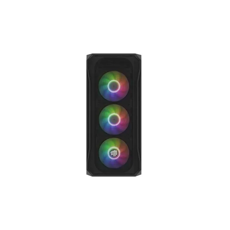 Obudowa Fury SHOBO SH4F RGB ATX Midi Tower z oknem czarna | PartsPC.pl