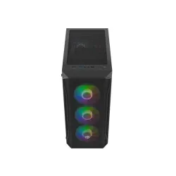 Obudowa Fury SHOBO SH4F RGB ATX Midi Tower z oknem czarna | PartsPC.pl