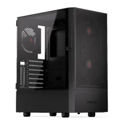 Obudowa KRUX Nadir ATX, z oknem, bez zasilacza, czarna | PartsPC.pl