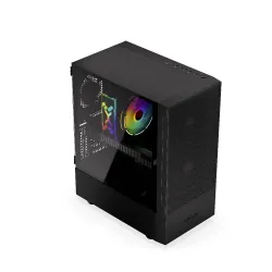 Obudowa KRUX Nadir ATX, z oknem, bez zasilacza, czarna | PartsPC.pl