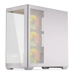 Obudowa KRUX Exo White ATX, z oknem, bez zasilacza, biała | PartsPC.pl