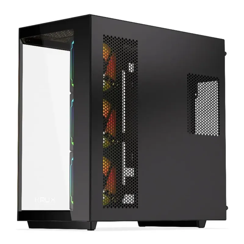 Obudowa KRUX Empero ATX, z oknem, bez zasilacza, czarna | PartsPC.pl