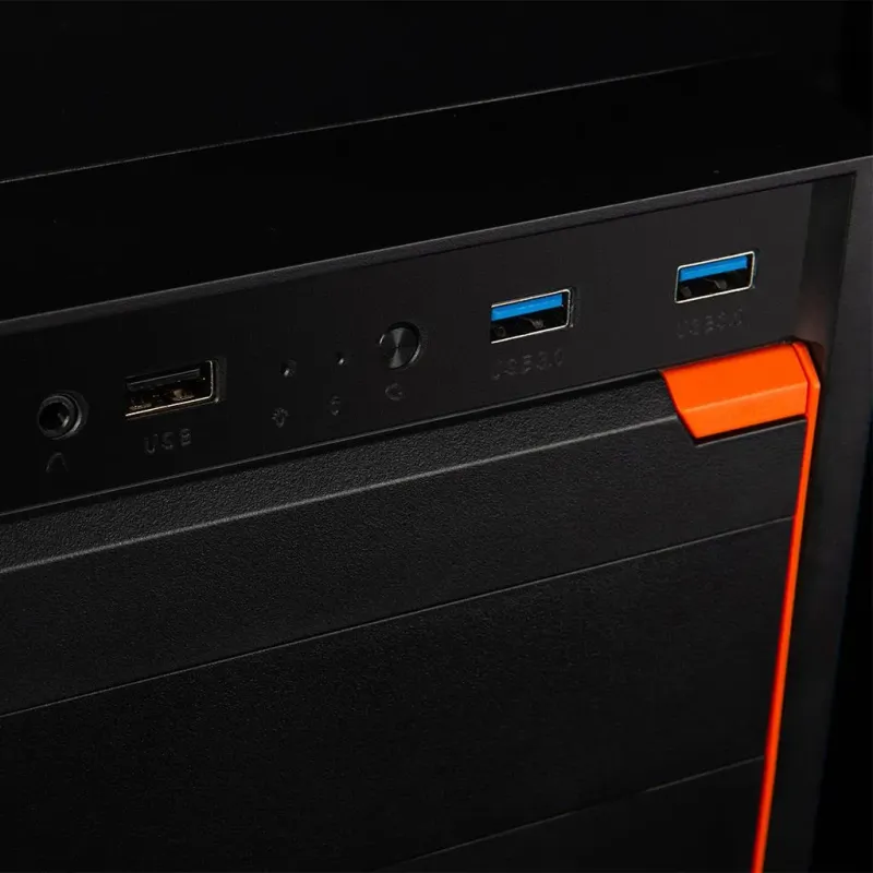 Obudowa LOGIC J23 ATX/mATX Midi 2 x USB 3.0 Black bez | PartsPC.pl