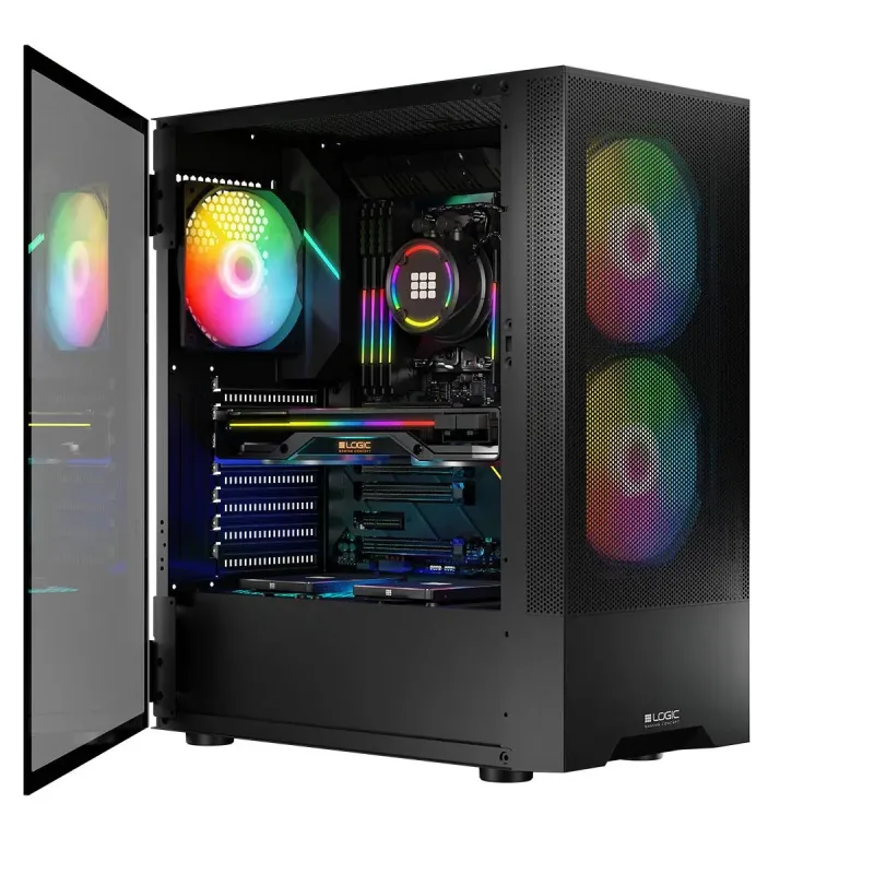 Obudowa LOGIC Arya ARGB USB 3.0 Black | PartsPC.pl